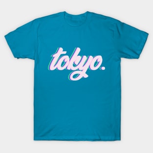 Tokyo in Vintage Style T-Shirt